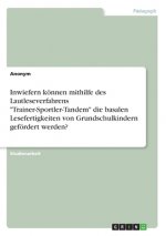 Inwiefern können mithilfe des Lautleseverfahrens 