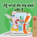 I Love to Brush My Teeth (Punjabi Book - India)