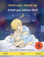 Somn uşor, micule lup - Schlaf gut, kleiner Wolf (romană - germană)