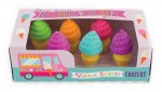 Petite Sweets Ice Cream Scented Erasers - Set of 6
