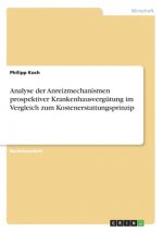 Analyse der Anreizmechanismen prospektiver Krankenhausvergütung im Vergleich zum Kostenerstattungsprinzip