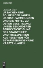 Ursachen Und Folgen Der Jahen UEberschwemmungen Und Die Mittel Zu Deren Beseitigung Unter Besonderer Berucksichtigung Der Stauweiher Und Thalsperren A
