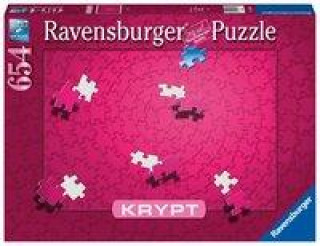 Ravensburger Krypt Puzzle Pink mit 654 Teilen, Schweres Puzzle für Erwachsene und Kinder ab 14 Jahren - Puzzeln ohne Bild, nur nach Form der Puzzletei