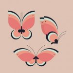 Bamboo Napkin - Butterflies