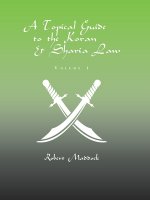 Topical Guide to the Koran & Sharia Law