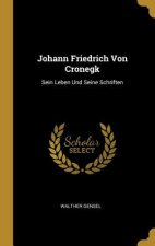 Johann Friedrich Von Cronegk: Sein Leben Und Seine Schriften