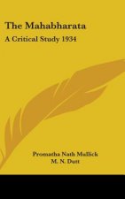 The Mahabharata: A Critical Study 1934