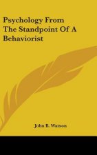 Psychology from the Standpoint of a Behaviorist