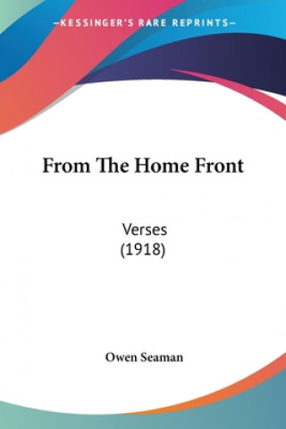 From The Home Front: Verses (1918)