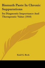 Bismuth Paste In Chronic Suppurations: Its Diagnostic Importance And Therapeutic Value (1910)