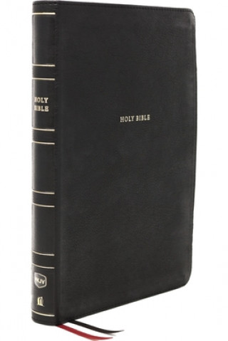 Nkjv, Reference Bible, Super Giant Print, Leathersoft, Black, Thumb Indexed, Red Letter Edition, Comfort Print: Holy Bible, New King James Version