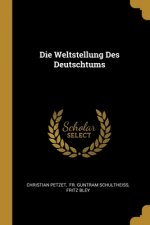 Die Weltstellung Des Deutschtums