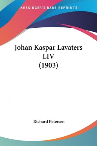 Johan Kaspar Lavaters LIV (1903)
