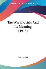 The World Crisis And Its Meaning (1915)