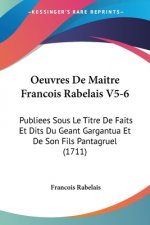 Oeuvres De Maitre Francois Rabelais V5-6: Publiees Sous Le Titre De Faits Et Dits Du Geant Gargantua Et De Son Fils Pantagruel (1711)