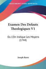 Examen Des Defauts Theologiques V1: Ou L'On Indique Les Moyens (1744)