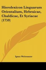 Hierolexicon Linguarum Orientalium, Hebraicae, Chaldicae, Et Syriacae (1759)