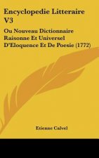Encyclopedie Litteraire V3: Ou Nouveau Dictionnaire Raisonne Et Universel D'Eloquence Et De Poesie (1772)