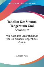 Tabellen Der Sinuum Tangentium Und Secantium: Wie Auch Der Logarithmorum Vor Die Sinubus Tangentibus (1673)
