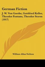 German Fiction: J. W. Von Goethe, Gottfried Keller, Theodor Fontane, Theodor Storm (1917)
