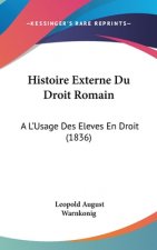 Histoire Externe Du Droit Romain: A L'Usage Des Eleves En Droit (1836)