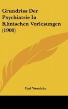 Grundriss Der Psychiatrie In Klinischen Vorlesungen (1900)