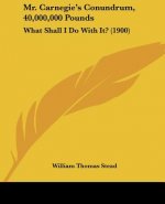 Mr. Carnegie's Conundrum, 40,000,000 Pounds: What Shall I Do With It? (1900)
