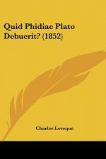 Quid Phidiae Plato Debuerit? (1852)
