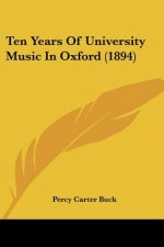 Ten Years Of University Music In Oxford (1894)