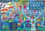 Puzzle & Buch: In der Nacht