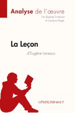 Lecon d'Eugene Ionesco (Analyse de l'oeuvre)