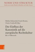 Der Einfluß der Kanonistik auf die europäische Rechtskultur