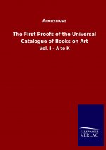First Proofs of the Universal Catalogue of Books on Art