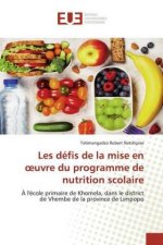 Les défis de la mise en oeuvre du programme de nutrition scolaire