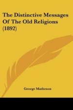 The Distinctive Messages Of The Old Religions (1892)