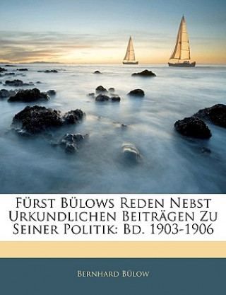 Furst Bulows Reden Nebst Urkundlichen Beitragen Zu Seiner Politik: Bd. 1903-1906