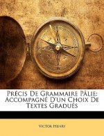 Précis de Grammaire Pâlie: Accompagné d'Un Choix de Textes Gradués