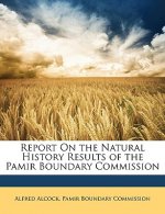 Report on the Natural History Results of the Pamir Boundary Commission