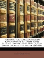 Forelobig Fortegnelse Over Den Kjobenhavnske Botaniske Haves Planter: Indeholdende Dem, Der Ere Blevne Undersogte I Aarene 1842-1846