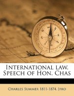 International Law. Speech of Hon. Chas