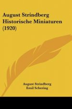 August Strindberg Historische Miniaturen (1920)