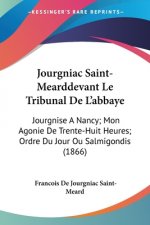 Jourgniac Saint-Mearddevant Le Tribunal De L'abbaye: Jourgnise A Nancy; Mon Agonie De Trente-Huit Heures; Ordre Du Jour Ou Salmigondis (1866)