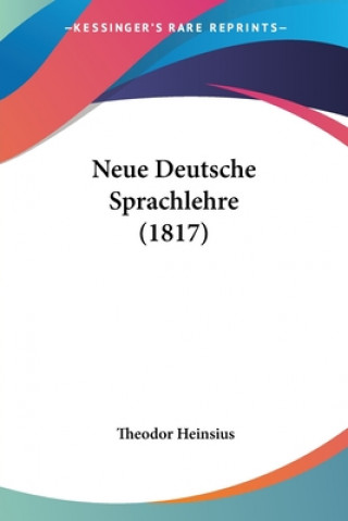 Neue Deutsche Sprachlehre (1817)