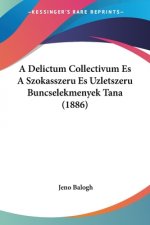 A Delictum Collectivum Es A Szokasszeru Es Uzletszeru Buncselekmenyek Tana (1886)