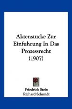 Aktenstucke Zur Einfuhrung In Das Prozessrecht (1907)