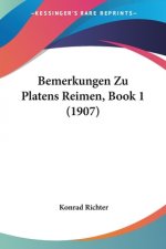 Bemerkungen Zu Platens Reimen, Book 1 (1907)