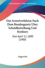 Das Arrestverfahren Nach Dem Bundesgesetz Uber Schuldbetreibung Und Konkurs: Vom April 11, 1889 (1900)