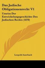 Das Judische Obligationenrecht V1: Umriss Der Entwickelungsgeschichte Des Judischen Rechts (1870)