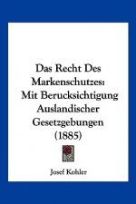 Das Recht Des Markenschutzes: Mit Berucksichtigung Auslandischer Gesetzgebungen (1885)