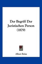 Der Begriff Der Juristischen Person (1879)